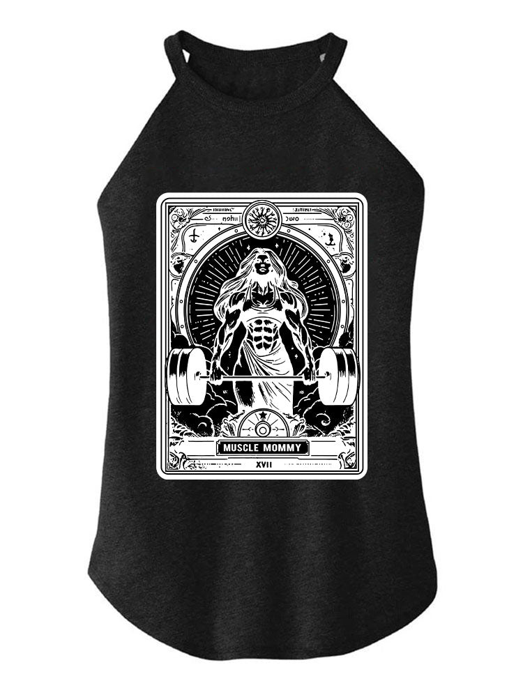 MUSCLE Mom  TAROT  ROCKER COTTON TANK