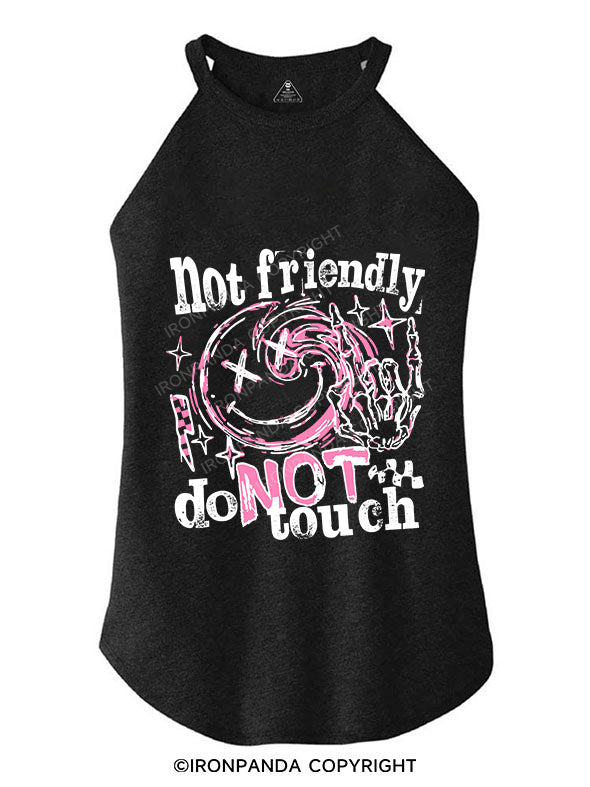 Not friendly, do not touch ROCKER COTTON TANK