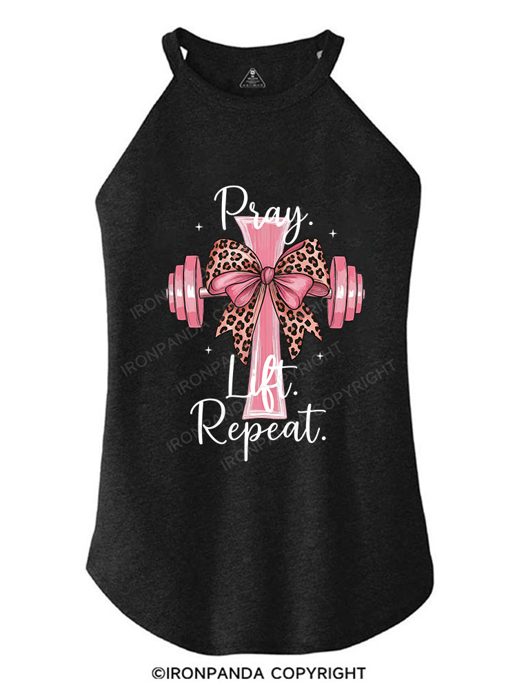 Pray. Lift. Repeat ROCKER COTTON TANK
