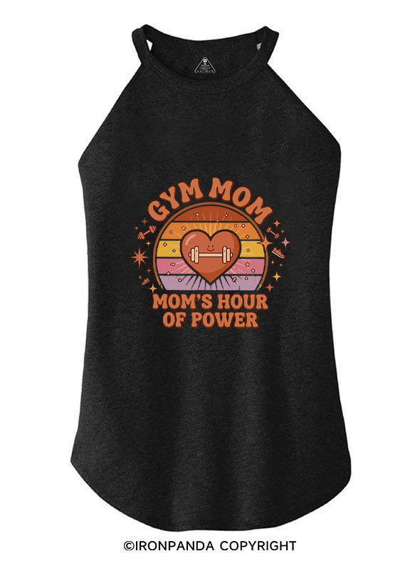 GYM MOM MOM'S HOUR OF POWER ROCKER COTTON TANK