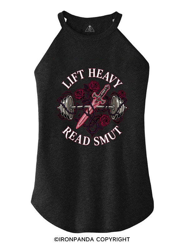 LIFT HEAVY READ SMUT ROCKER COTTON TANK