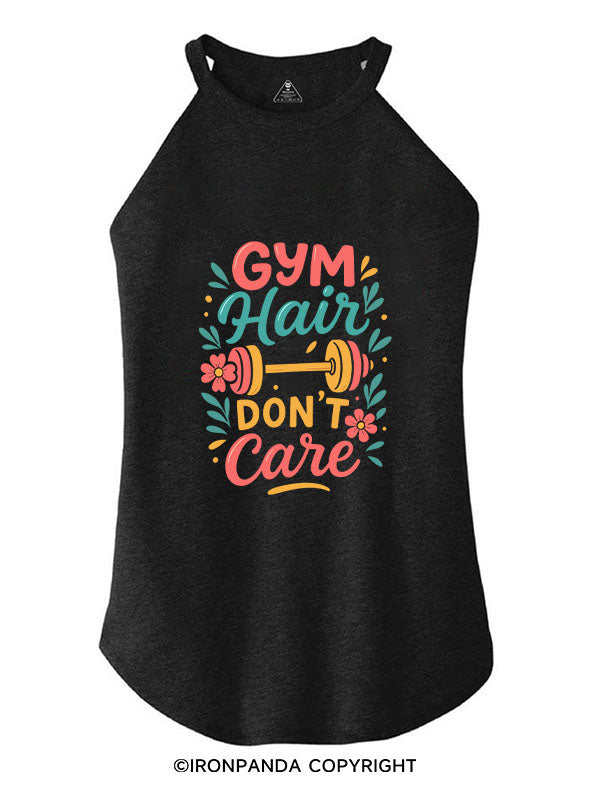 GYM HAIR DON'T CARE ROCKER COTTON TANK