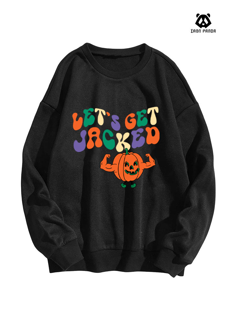 Let's Get Jacked Oversized Crewneck Sweatshirt