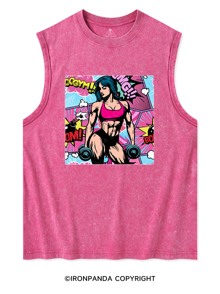 BOOM!! GYM Washed Tank