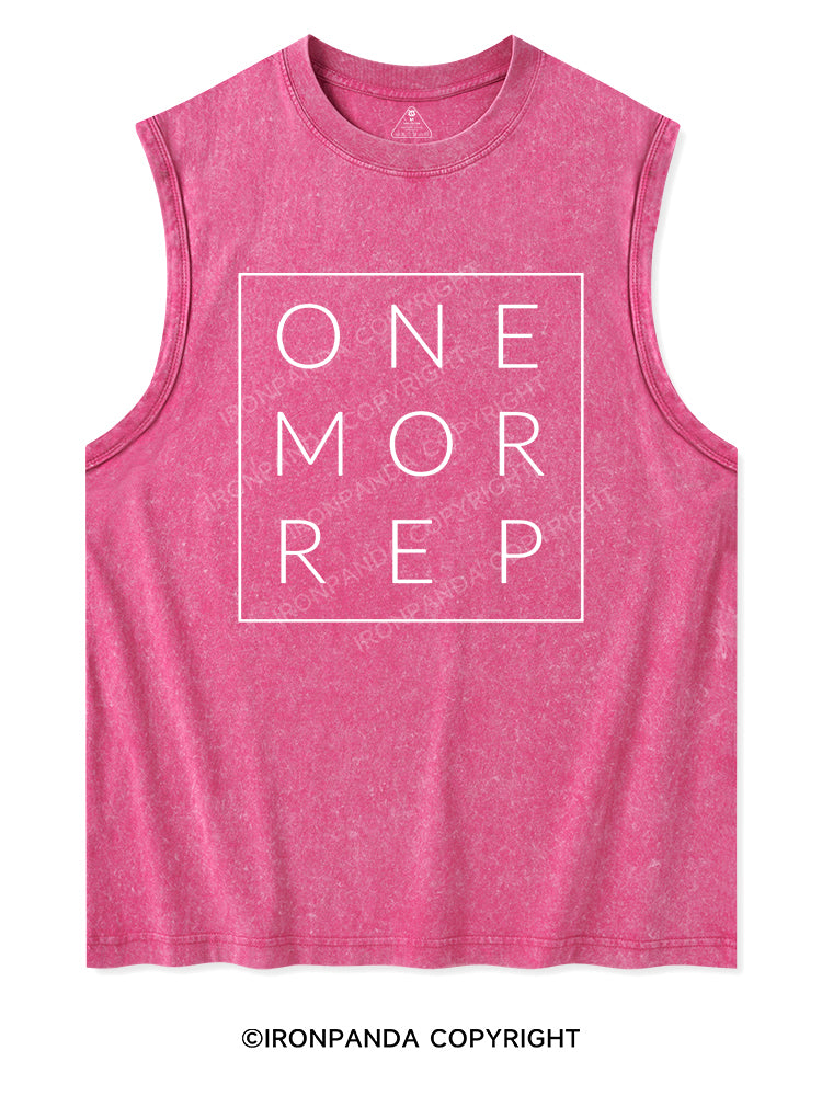 ONE MORE REP Washed Tank