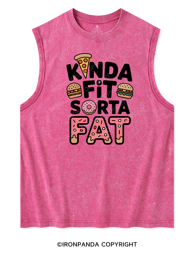 KINDA FIT SORTA FAT Washed Tank