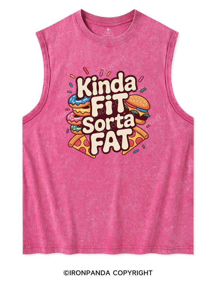 KINDA FIT SORTA FAT Washed Tank
