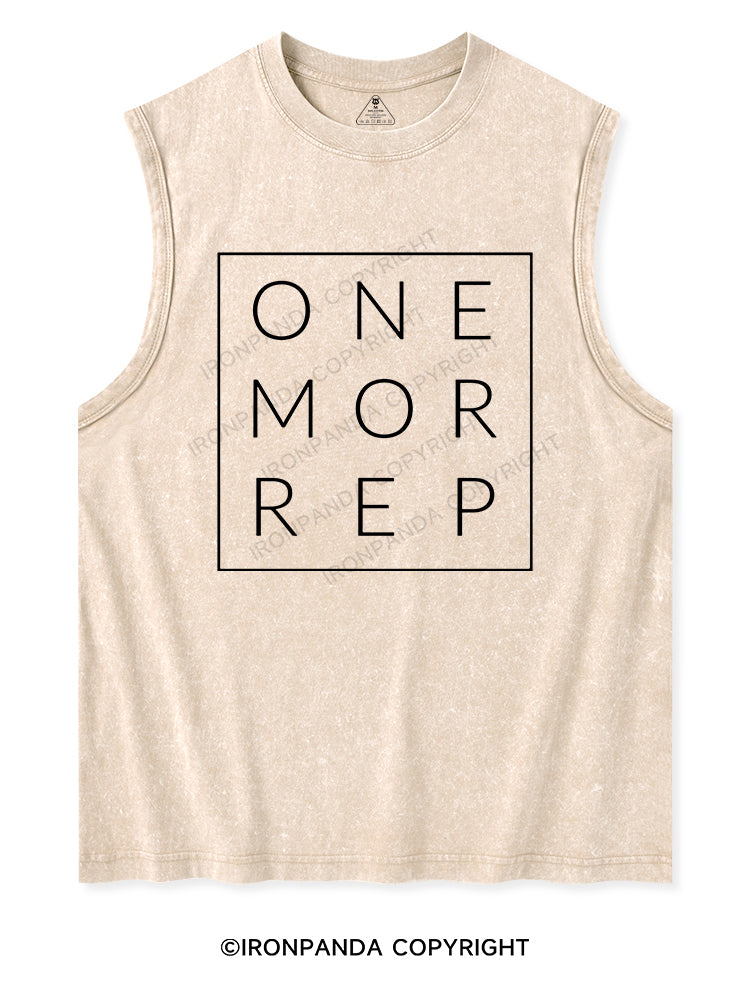 ONE MORE REP Washed Tank
