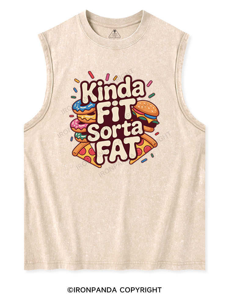 KINDA FIT SORTA FAT Washed Tank
