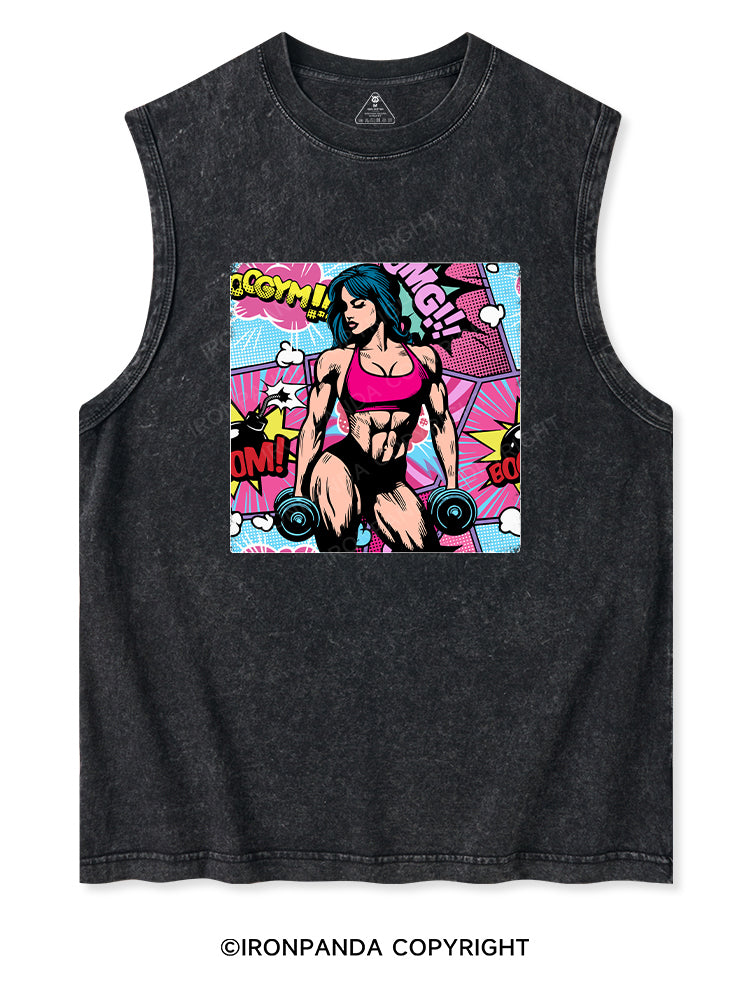 BOOM!! GYM Washed Tank