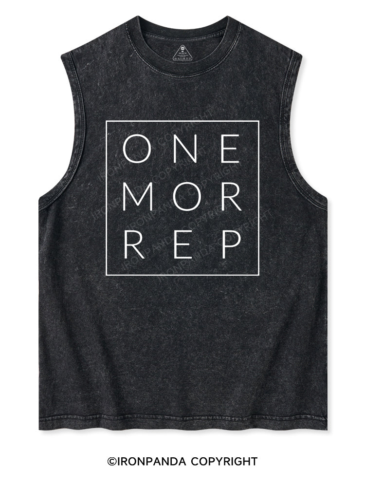 ONE MORE REP Washed Tank