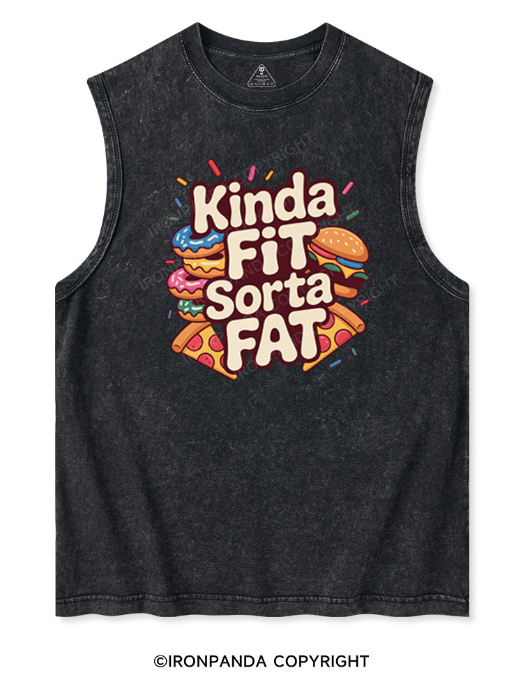 KINDA FIT SORTA FAT Washed Tank