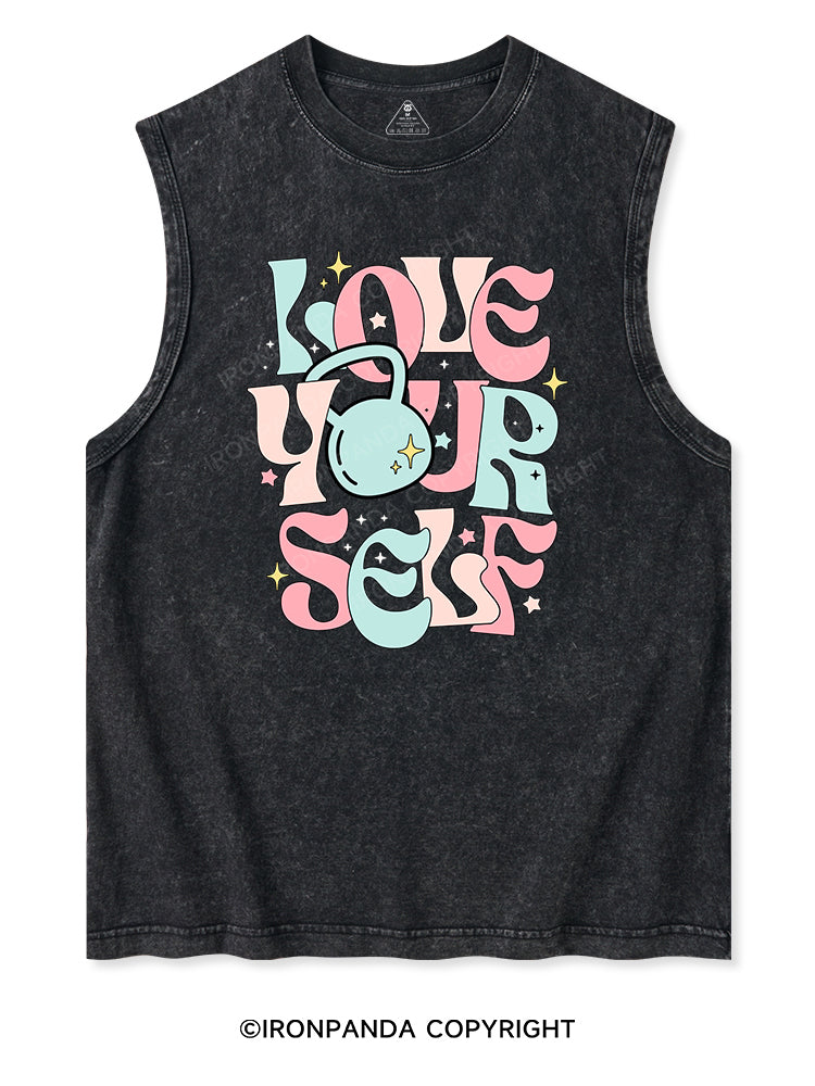 LOVE YOURSELF Washed Tank