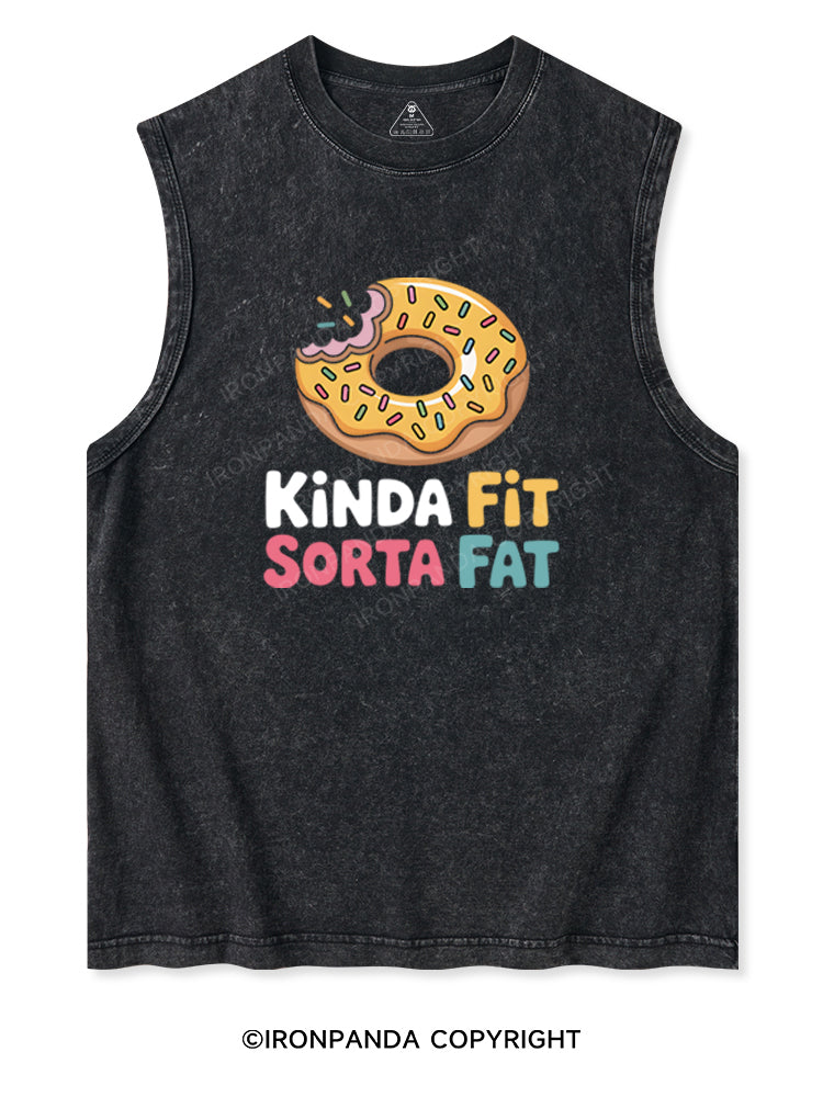 KINDA FIT SORTA FAT Washed Tank