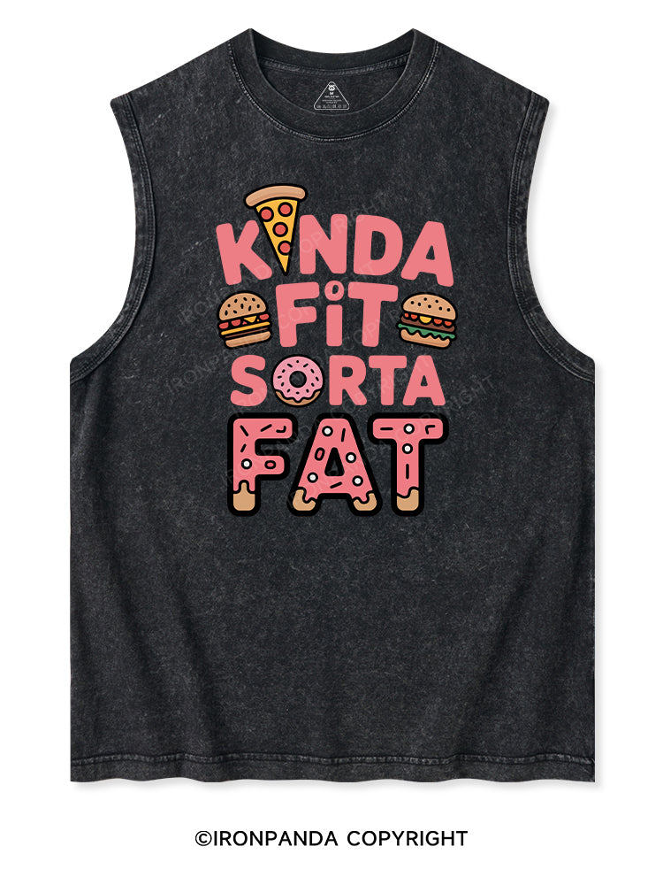 KINDA FIT SORTA FAT Washed Tank