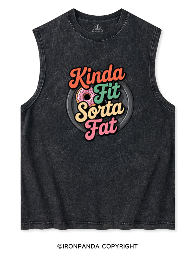 KINDA FIT SORTA FAT Washed Tank
