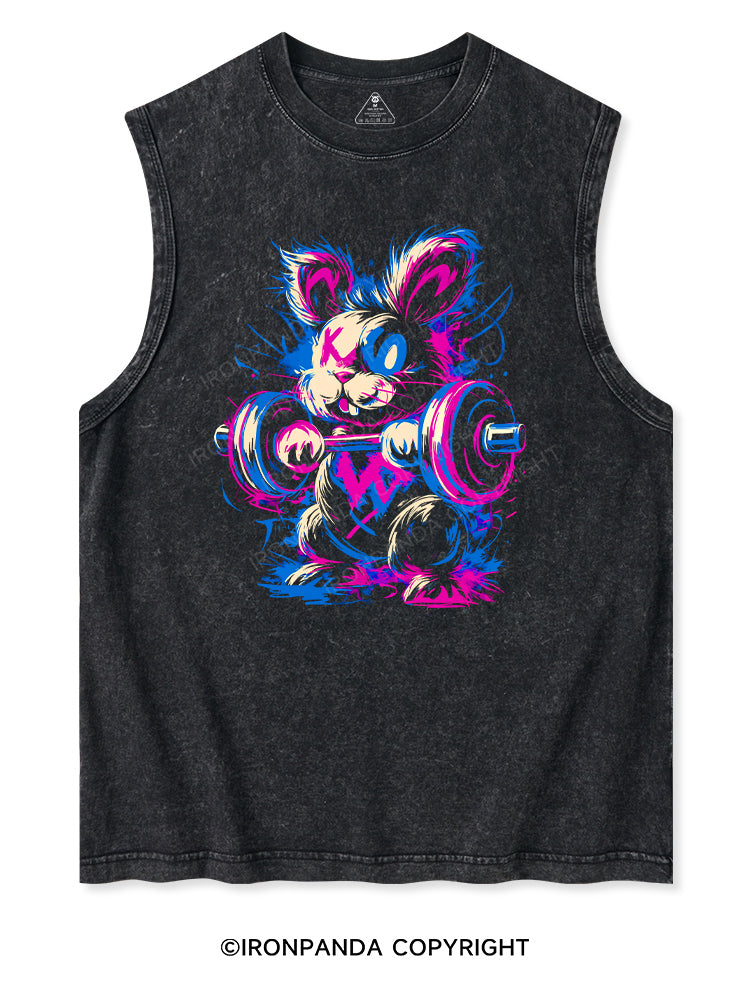IRON BUNNY Washed Tank