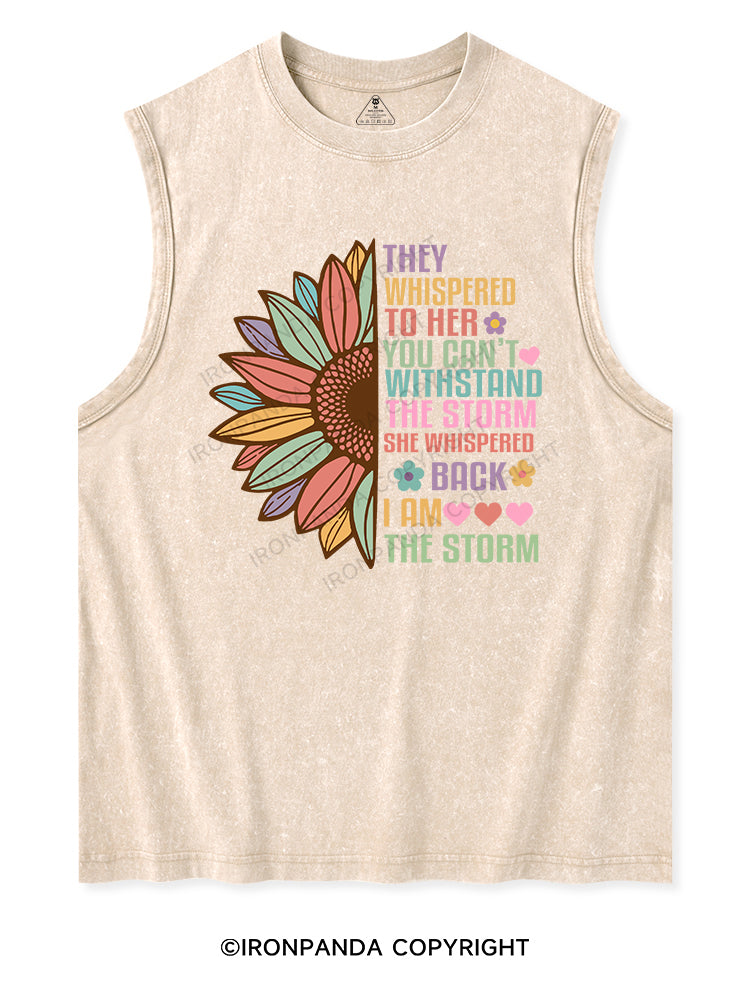 I AM THE STORM Washed Tank