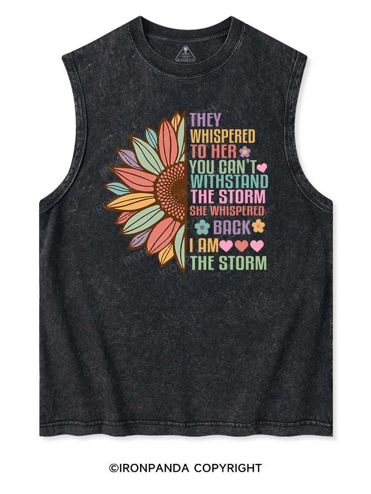 I AM THE STORM Washed Tank