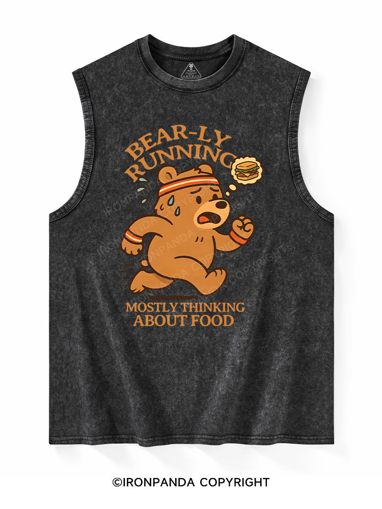 BEAR-LY RUNNING Washed Tank