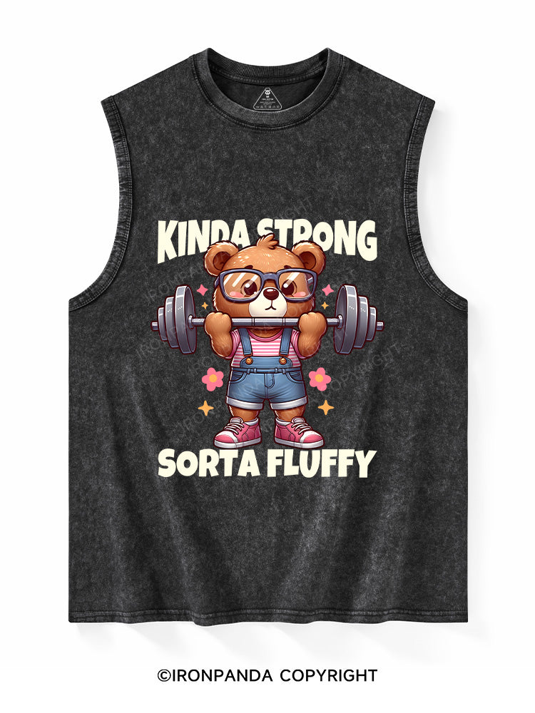 KINDA STRONG, SORTA FLUFFY Washed Tank