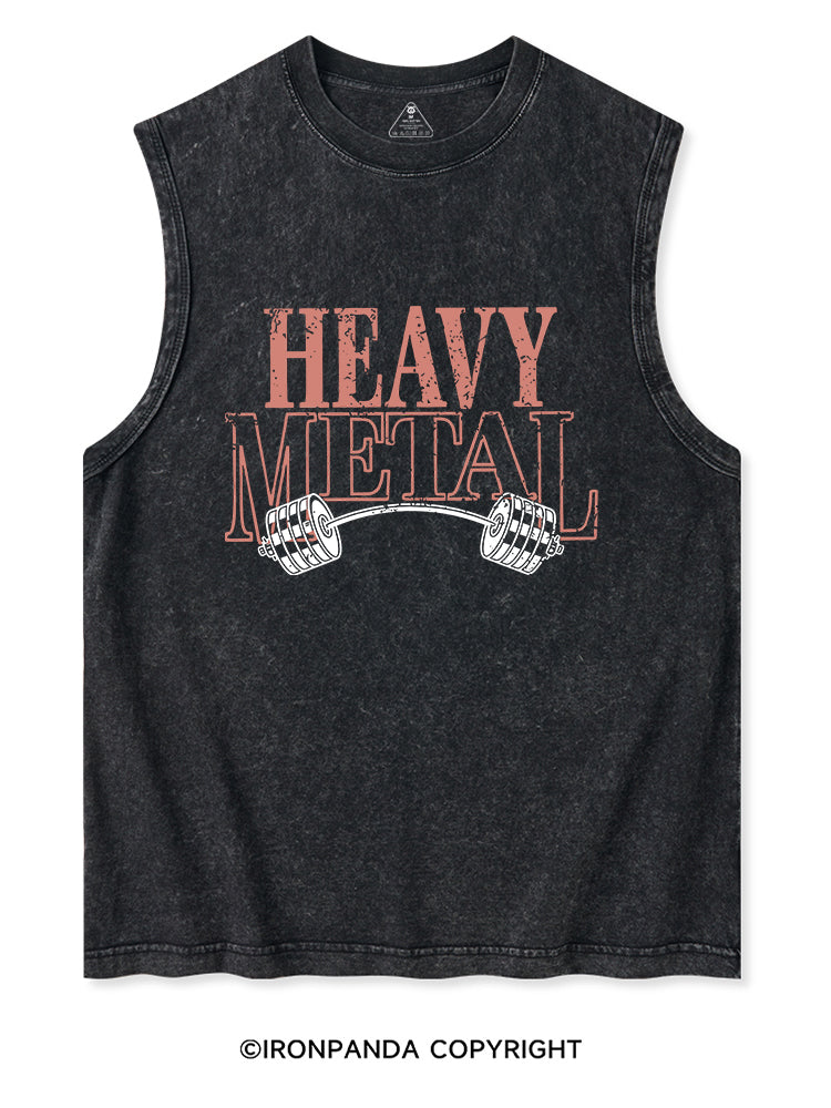 HEAVY METAL FITNESS Washed Tank