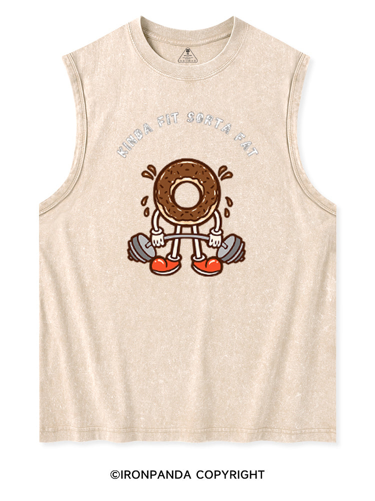 KINDA FIT SORTA FAT Washed Tank