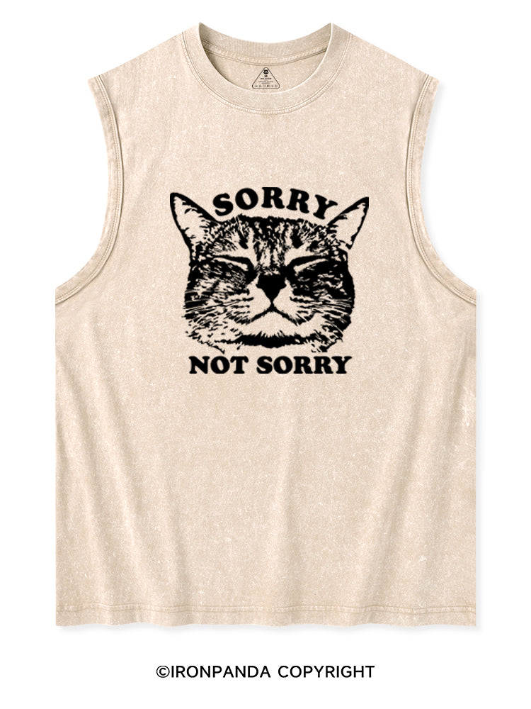 SORRY NOT SORRY Washed Tank