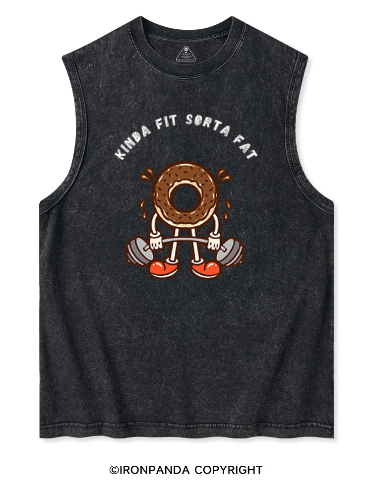KINDA FIT SORTA FAT Washed Tank