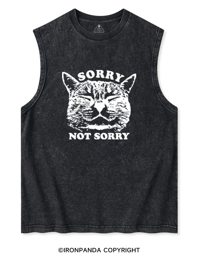 SORRY NOT SORRY Washed Tank