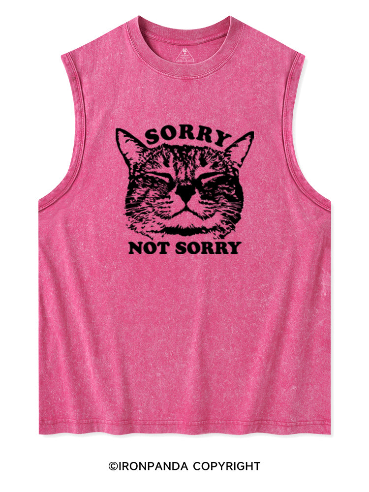 SORRY NOT SORRY Washed Tank