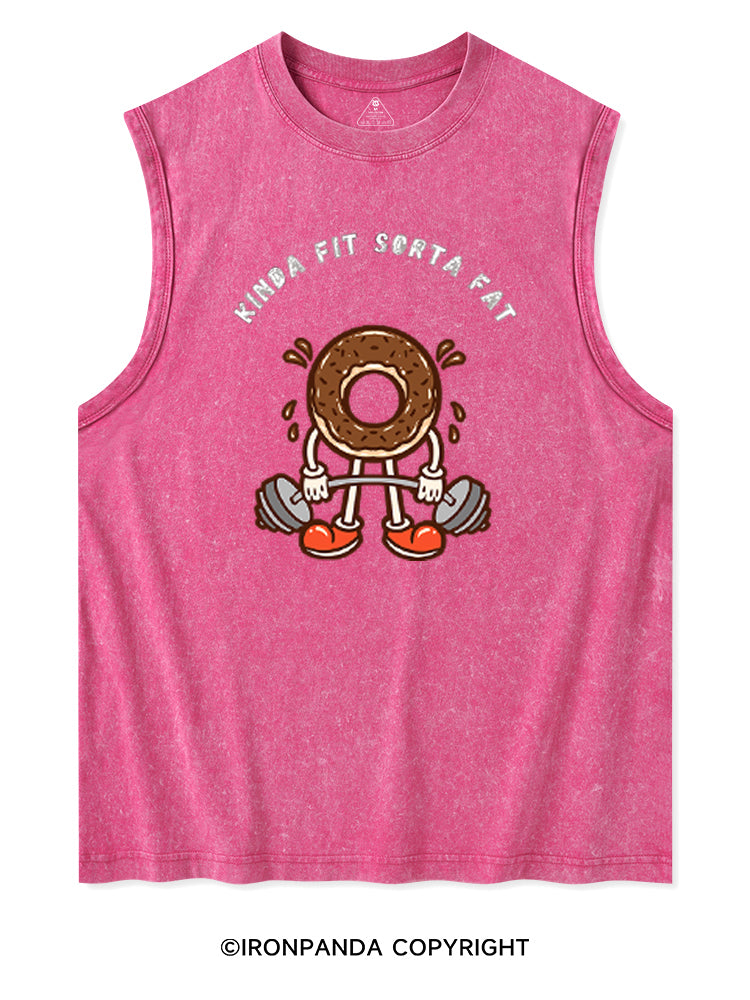 KINDA FIT SORTA FAT Washed Tank
