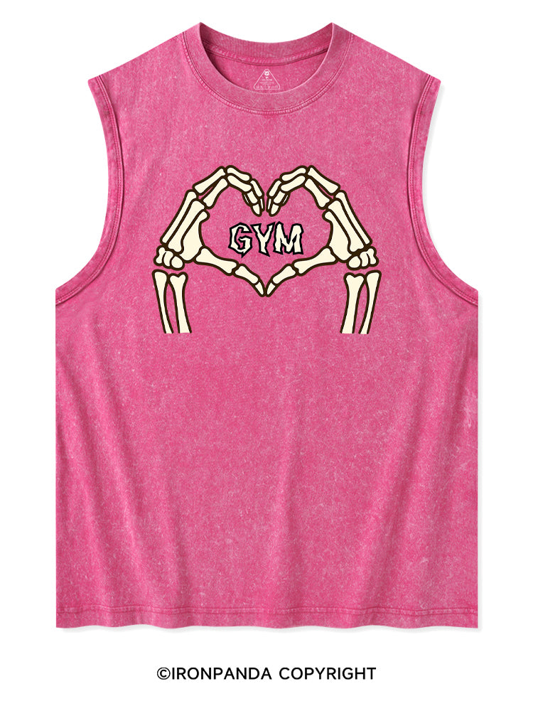 DEAD INSIDE BUT STILL LOVE GYM Washed Tank