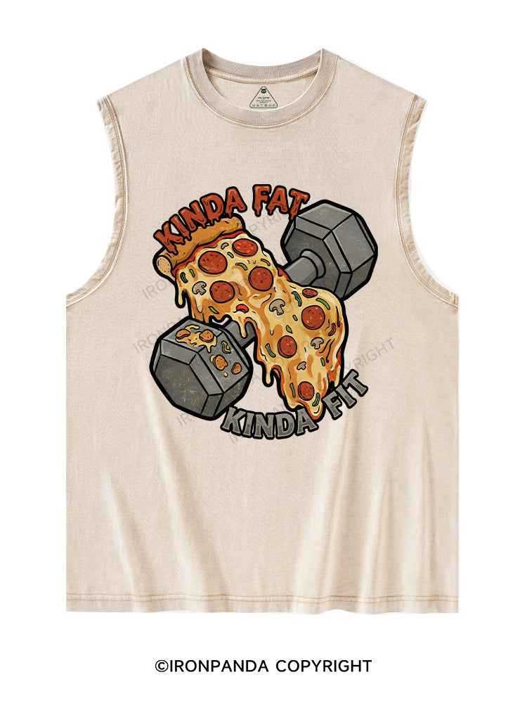 Kinda Fat Kinda Fit Washed Tank