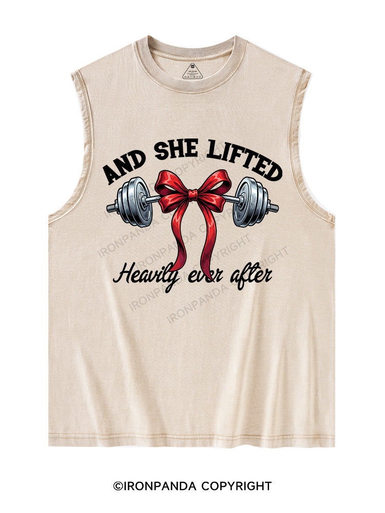 AND SHE LIFTED Washed Tank