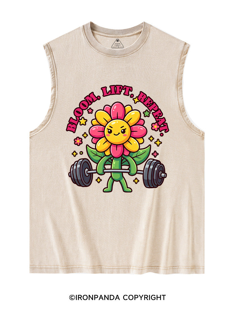 Bloom, Lift, Repeat Washed Tank