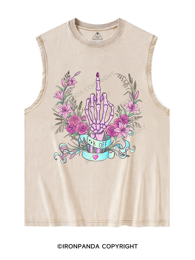 fuck off Washed Tank