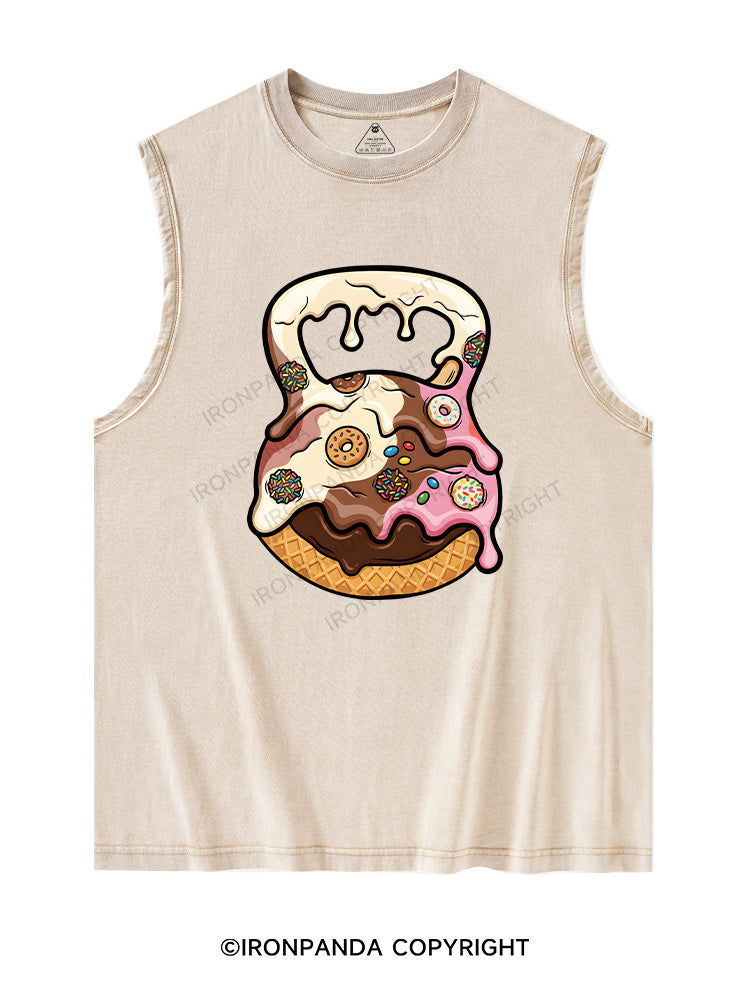 kinda fit sorta fat Washed Tank