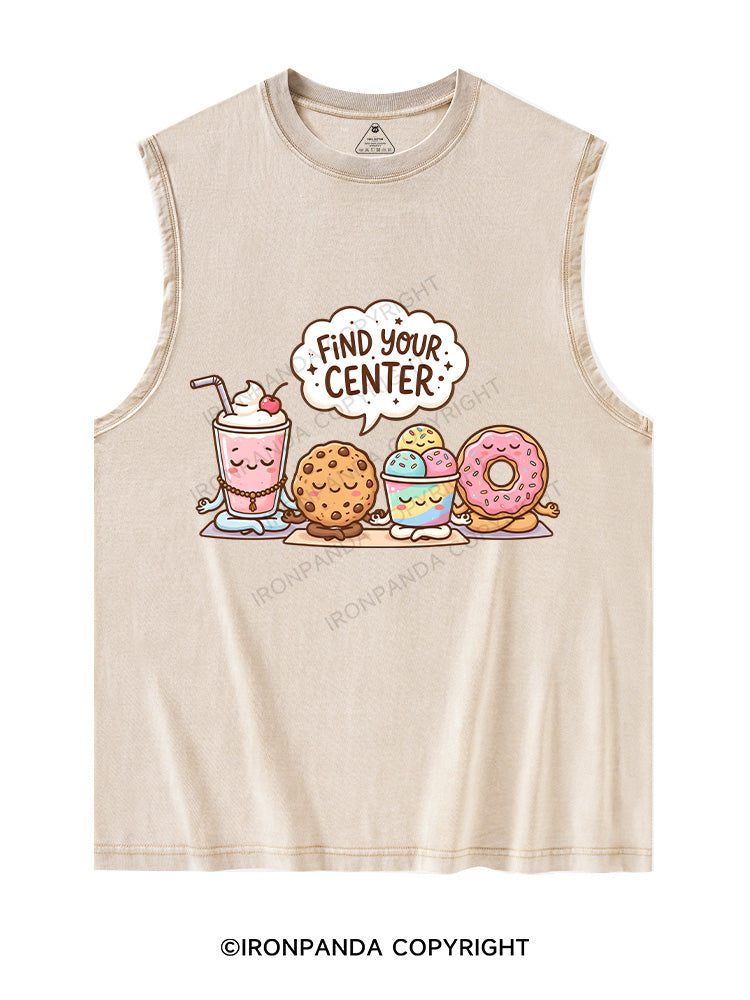 Find Your Center Washed Tank