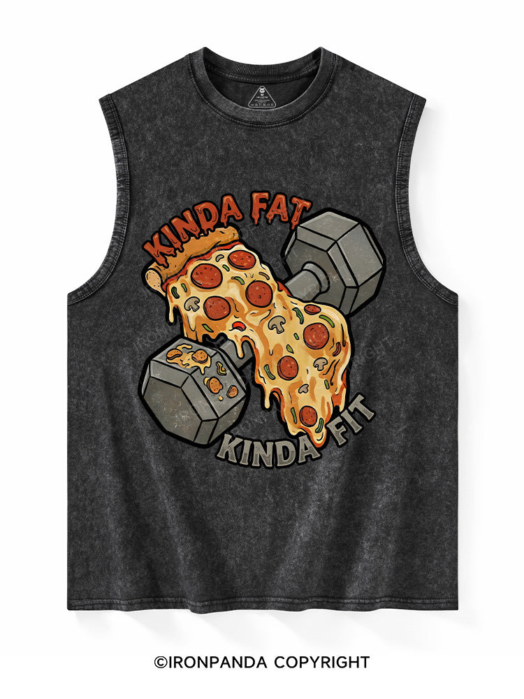 Kinda Fat Kinda Fit Washed Tank