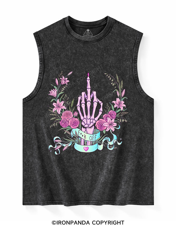 fuck off Washed Tank