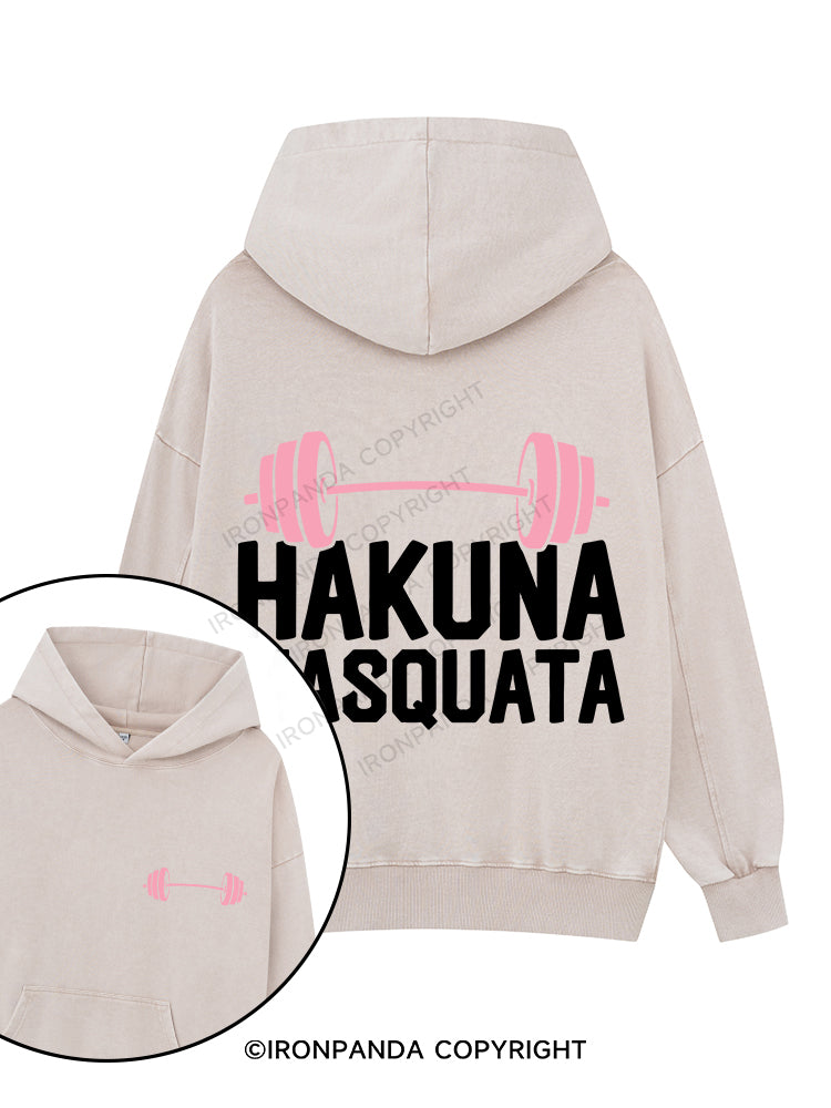 HAKUNA MASQUATA Printed Washed Gym Hoodie
