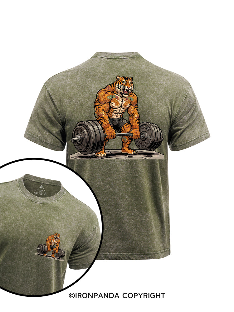 SPIRIT OF THE TIGER Washed Gym Shirt