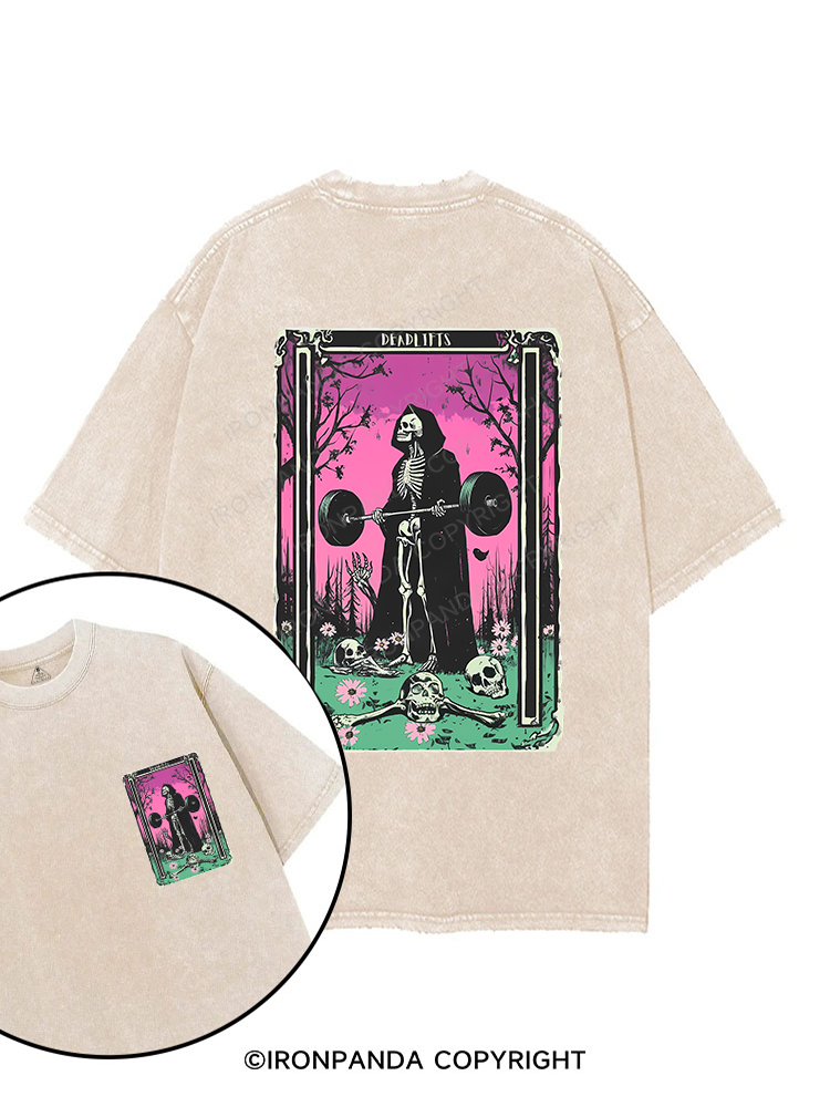 DEADLIFTING REAPER printed Gym Shirt