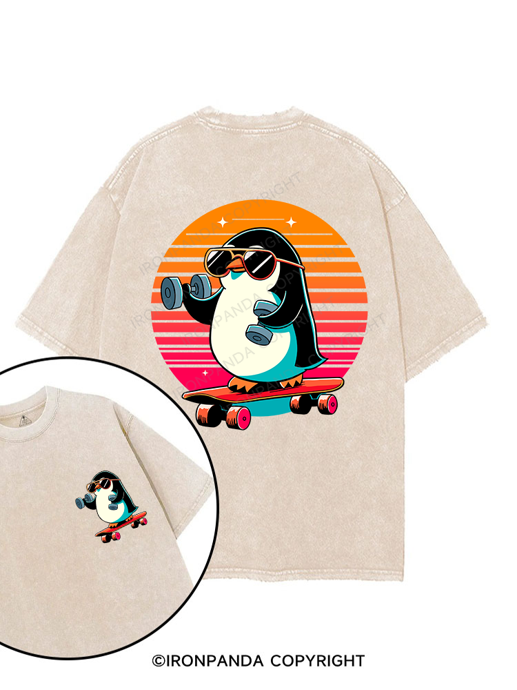 SKATE, LIFT, REPEAT printed Gym Shirt
