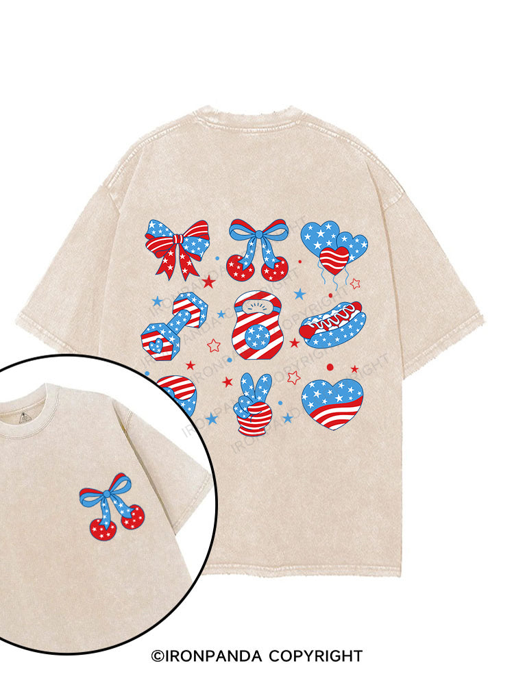 FLEX FOR FREEDOM printed Gym Shirt