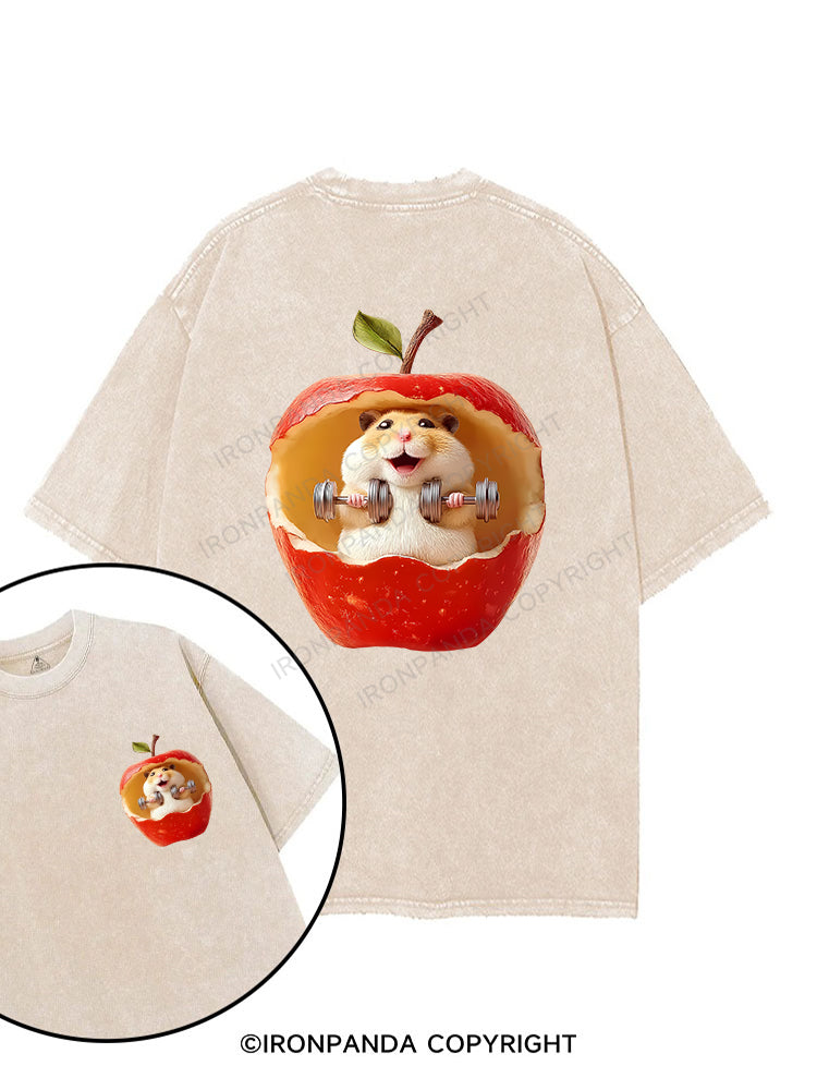 BITE INTO FITNESS printed Gym Shirt