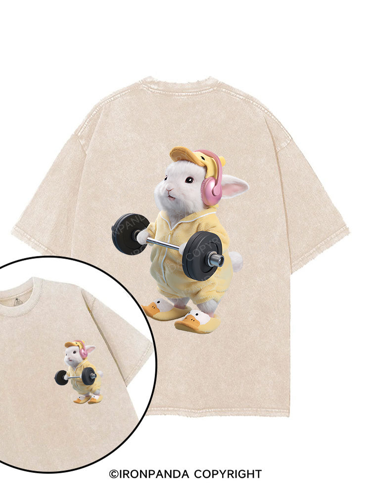 DEADLIFT? NO PROB-LOP! printed Gym Shirt