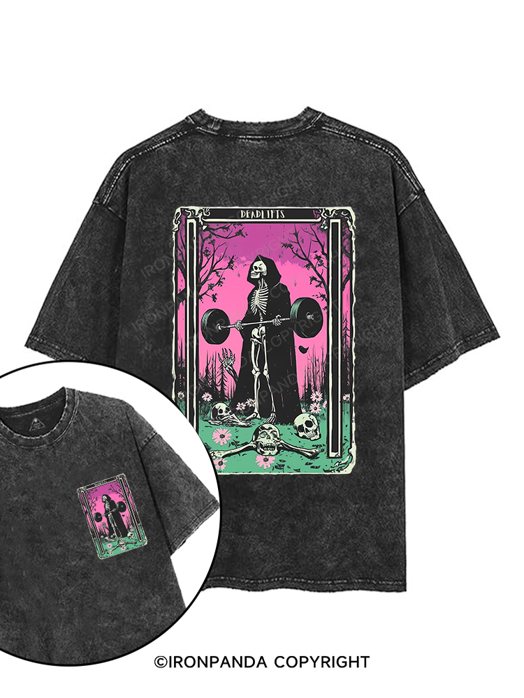 DEADLIFTING REAPER printed Gym Shirt