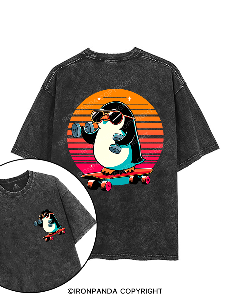 SKATE, LIFT, REPEAT printed Gym Shirt